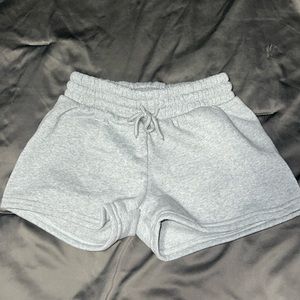 Grey sweat shorts